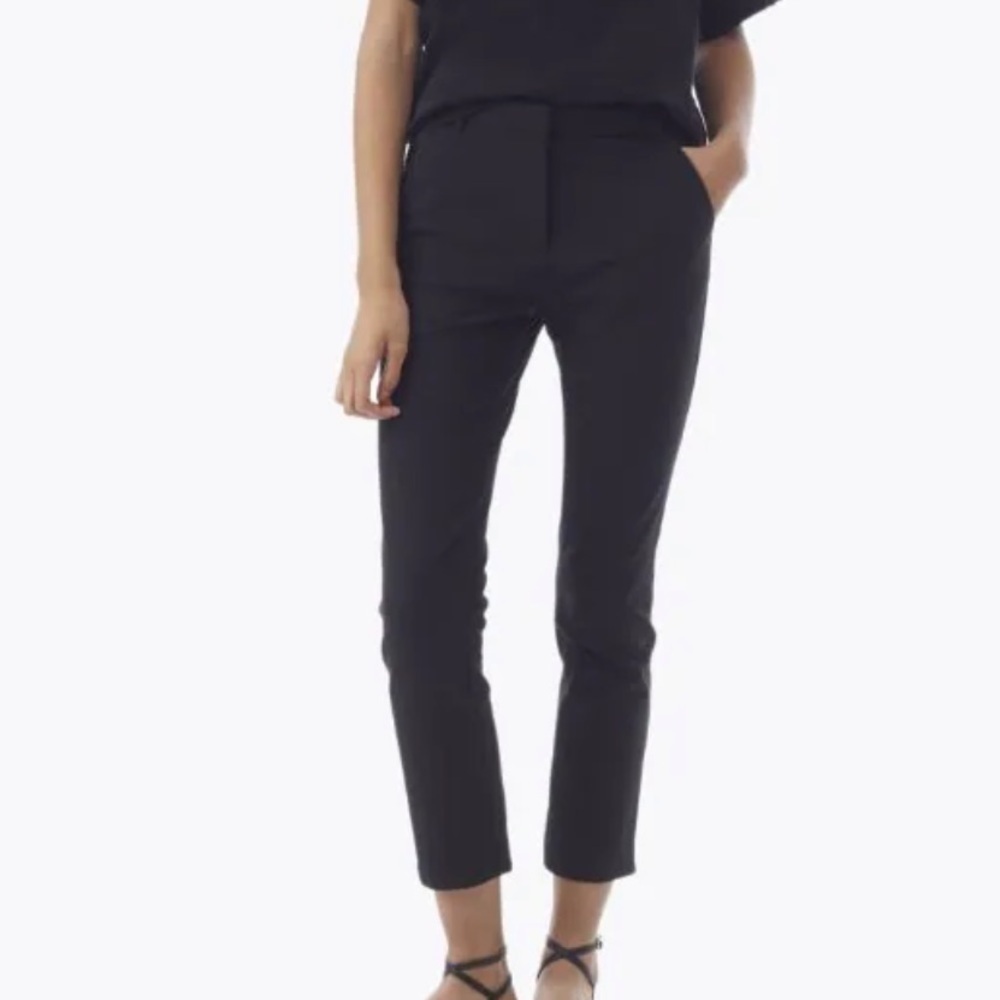 3.1 Phillip Lim flat front  ankle length slim trousers in Deep Navy. Size 6